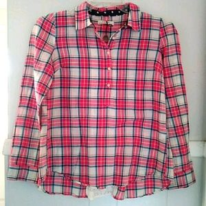 Anthropologie isabella sinclair lacy plaid top